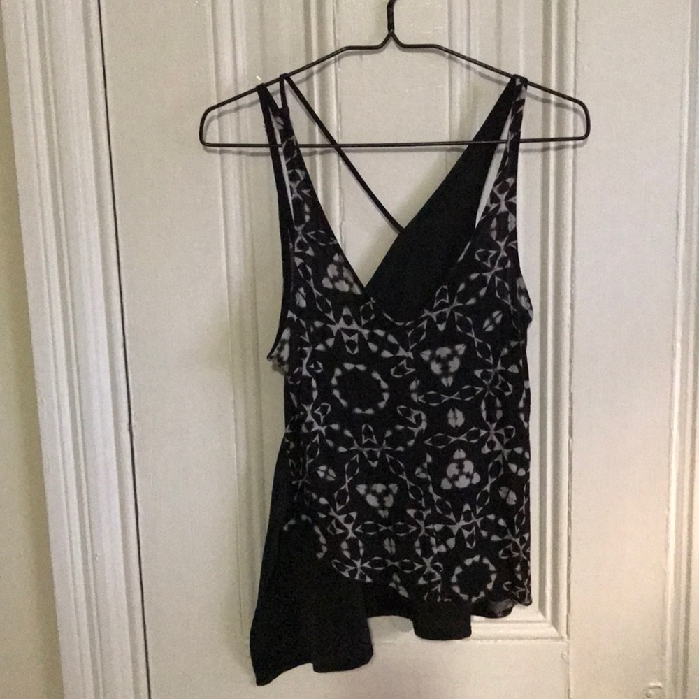 Urban outfitters cut out high low tank